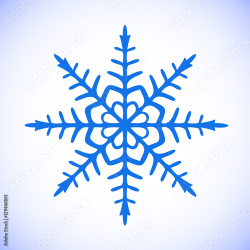 Vector image of snowflake for your projects.