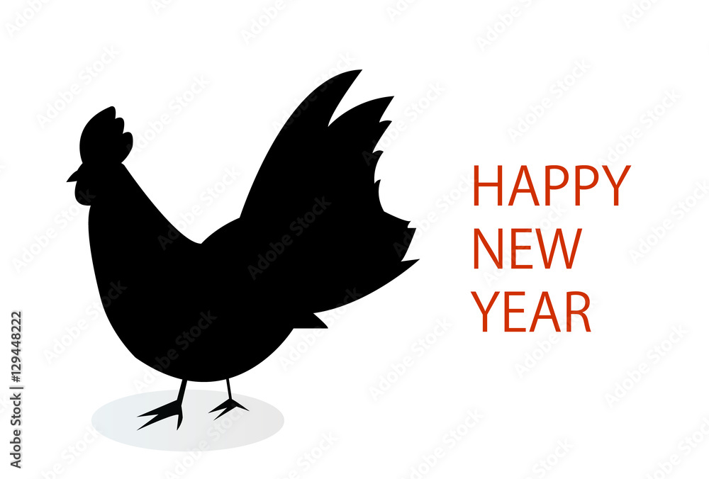 Obraz premium 酉 鳥 年賀状