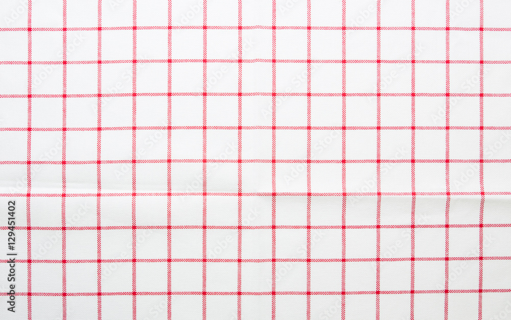 red and white gingham cloth background