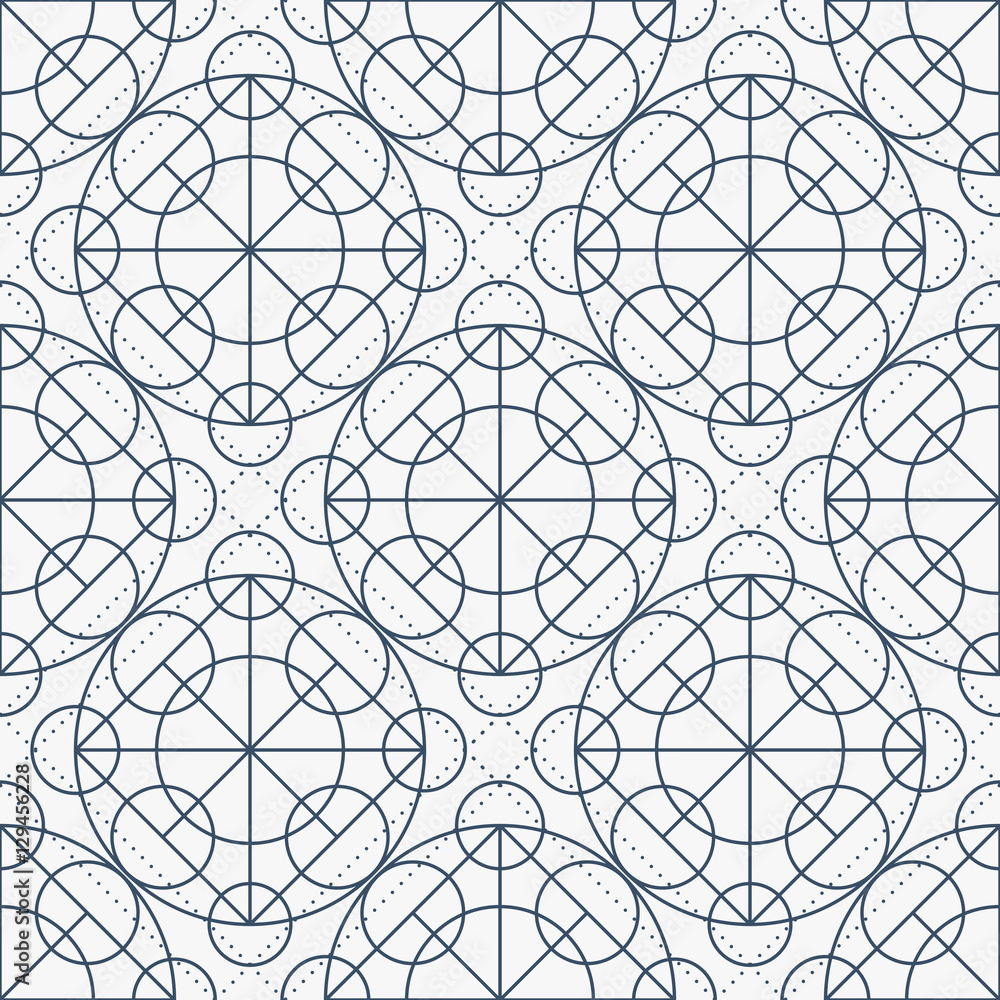 Vector Geometry Seamless Pattern Vector Geometry Seamless Pattern