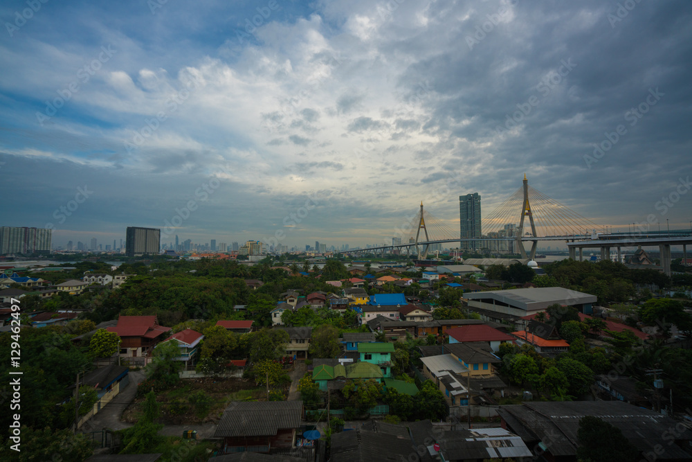 Obraz premium Bhumibol Bridge