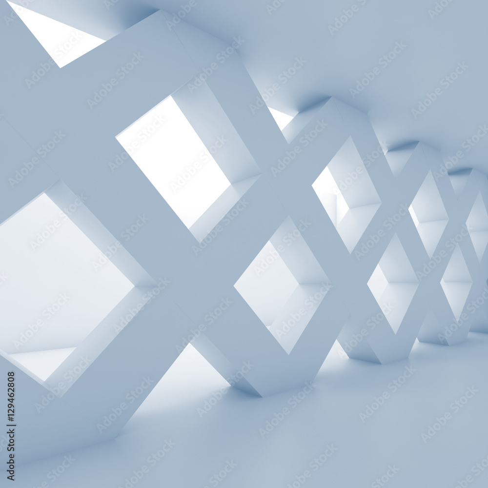 Obraz premium 3 d empty room with partition