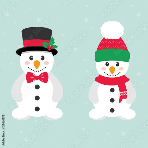 cute snowman set