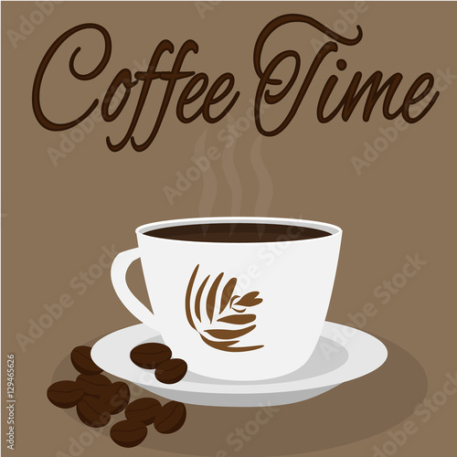 Coffee cup. Coffee time