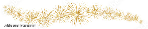 Goldenes Feuerwerk - Banner