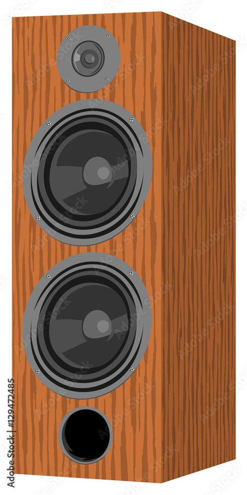 Musical speaker The file has three layers Musical speaker The file has three layers