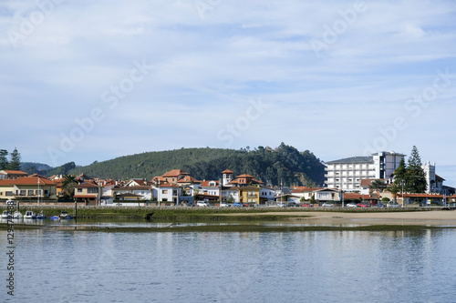 Houses in Ribadesella, Asturias, Spain.