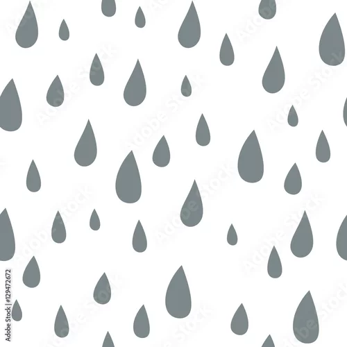 Tapety Dziecko wektor wzór. Lekki, przyjemny deszczowy nadruk na tkaninie Czarne naklejki ścienne do pokoju dziecięcego.