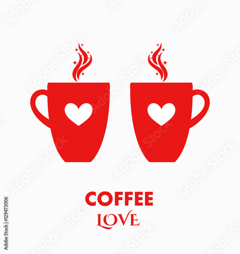 Coffee cups love