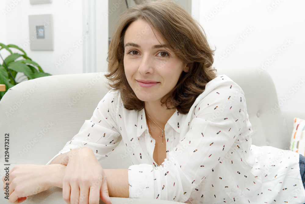 Portrait of a beautiful young woman Portrait of a beautiful young woman