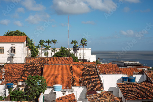 Historic city of Sao Luis, Maranhao State, Brazil photo