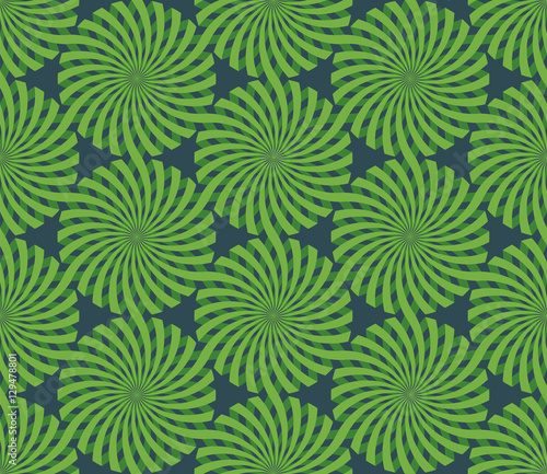 Seamless Christmas Wrapping Paper Spiral pattern