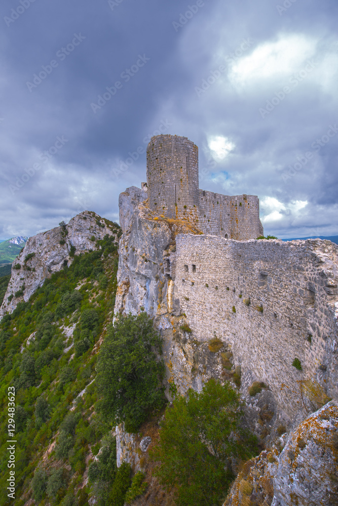 france, south : peyrepertuse castle