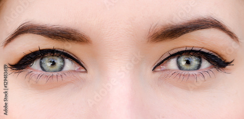 female gray eyes sexy woman close up