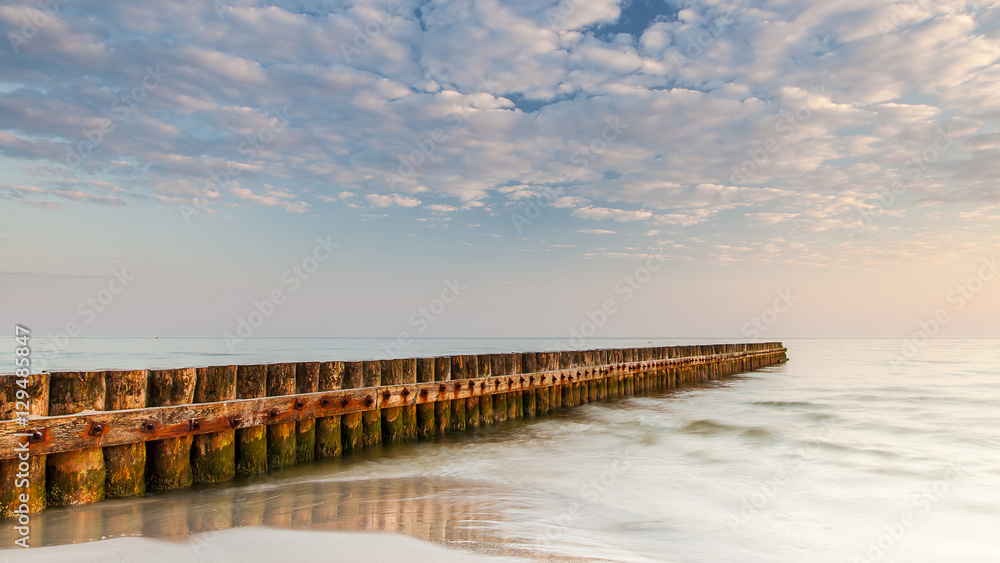 beautiful view of Polish Baltic Sea