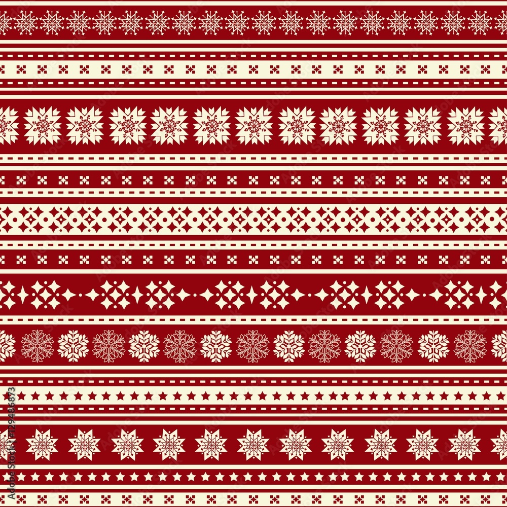 Christmas seamless ornamental pattern Christmas seamless ornamental pattern