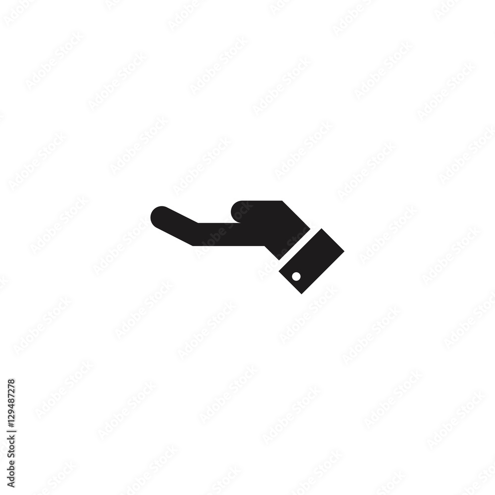 business hand vector icon business hand vector icon