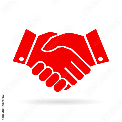 Handshake vector icon