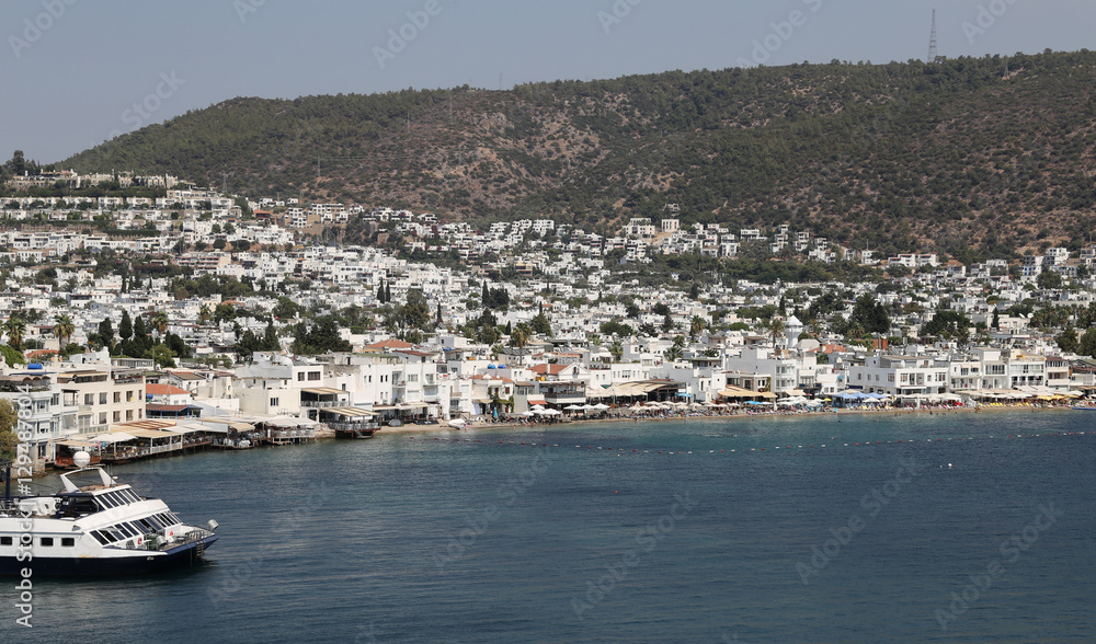 Bodrum Town in Aegean Coast of Mugla, Turkey