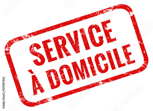 Service a domicile timbre rouge 