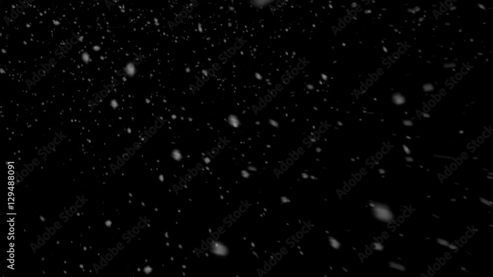 Snow falling. Lateral view. Loopable. Snow falling. Lateral view. Loopable.
