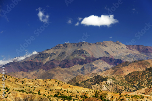 Alpine landscape in the Atlas mountains, Morocco, Africa