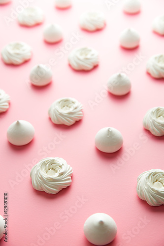 Sweet white meringue.