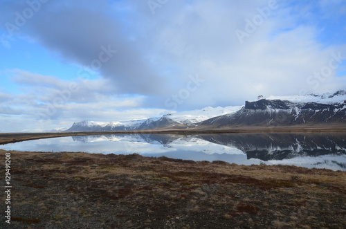 Lovely Mountain Reflections on the Snaefellsnes Peninsula photo