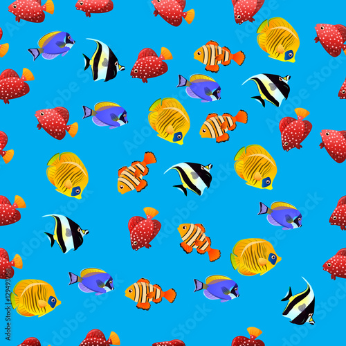 illustration of Moorish Idol fish