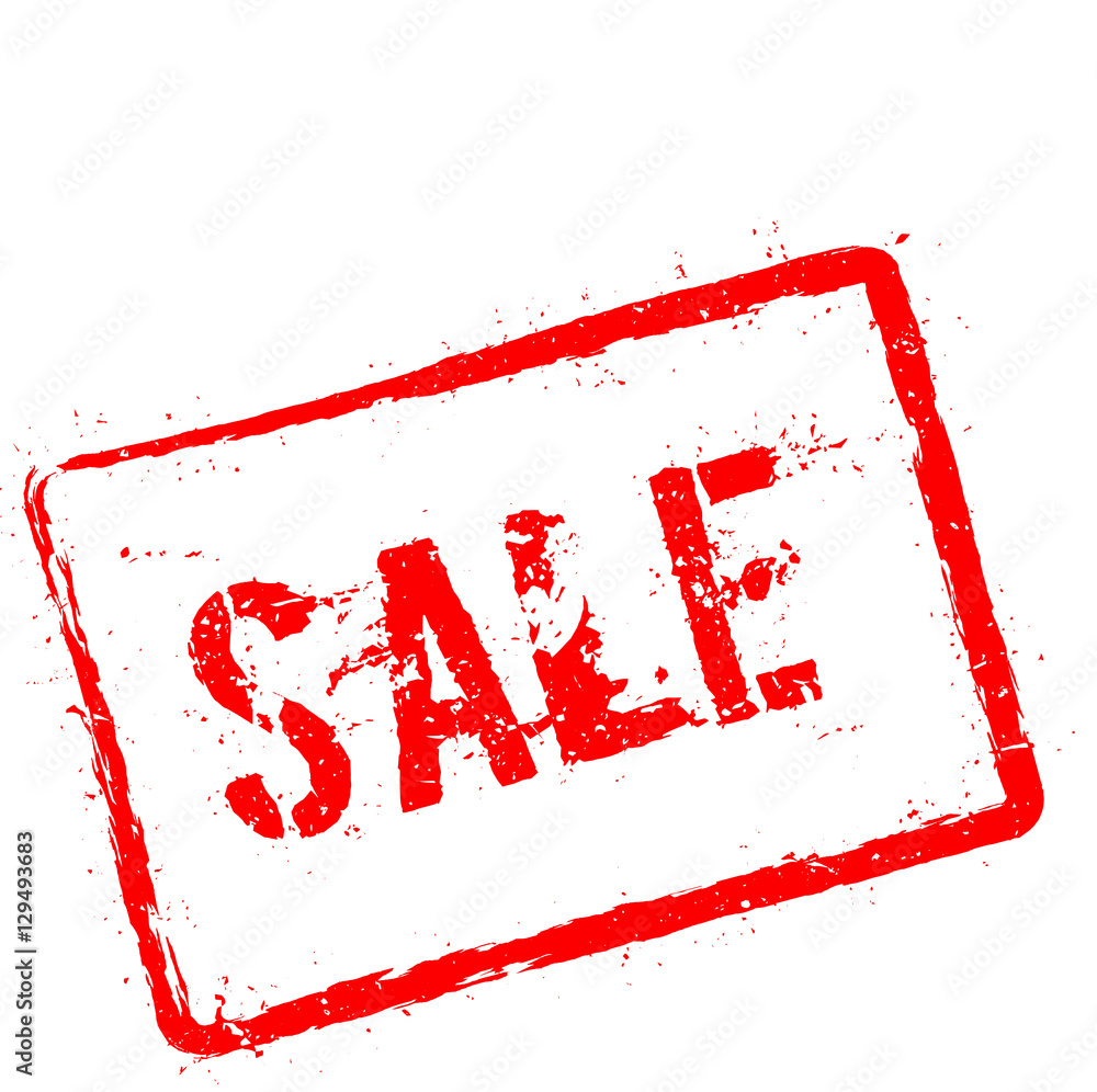 Sale red rubber stamp isolated on white background. Grunge rectangular seal with text, ink texture and splatter and blots, vector illustration. Sale red rubber stamp isolated on white background. Grunge rectangular seal with text, ink texture and splatter and blots, vector illustration.