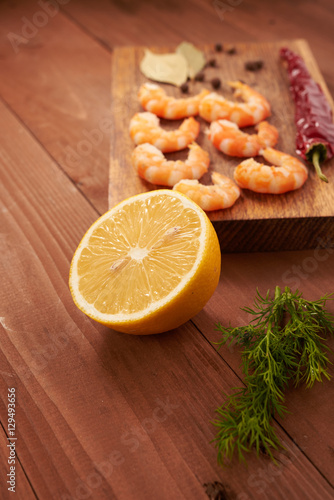 shrimp and spices