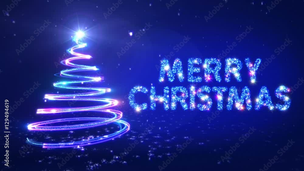 Christmas tree with a shiny star and snowflakes. 2 in 1. Blue/Green. Christmas tree with a shiny star and snowflakes. 2 in 1. Blue/Green.