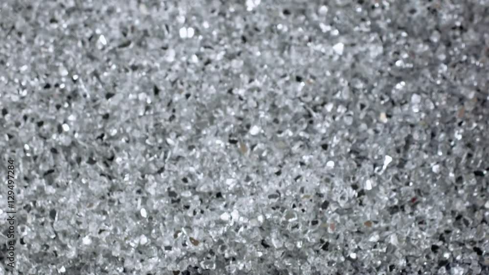 Silver glitter falling, slow motion clip Silver glitter falling, slow motion clip