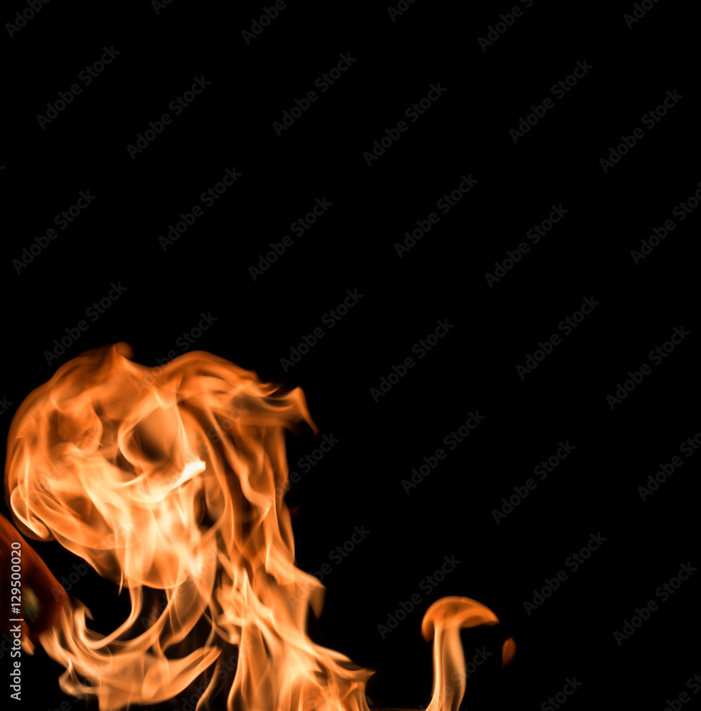 Fototapeta premium blaze fire flame texture background
