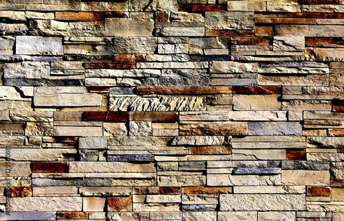 Exterior Textures, Patterns and Backgrounds made from Stone, Brick and other Building Materials.