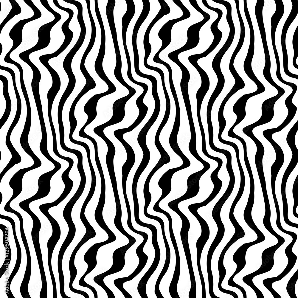Abstract geometric black and white graphic design print weave pattern