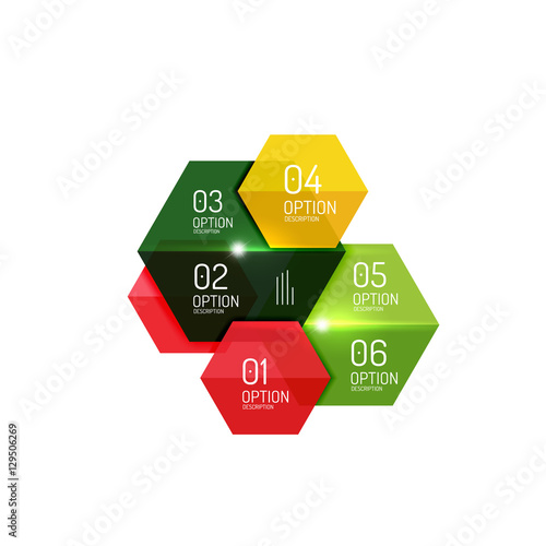 Free Download Vector infographic diagram templates - GFXLoad