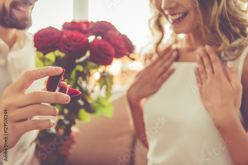 фотографія Beautiful romantic couple