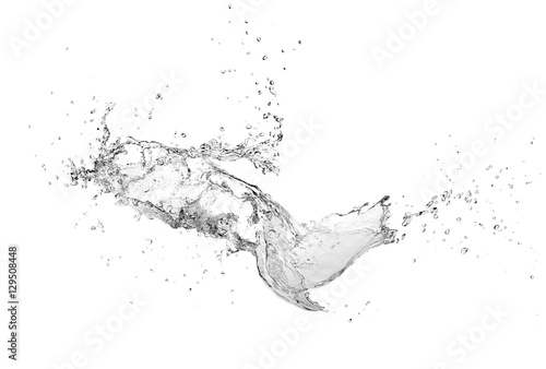 water splash isolated on background
