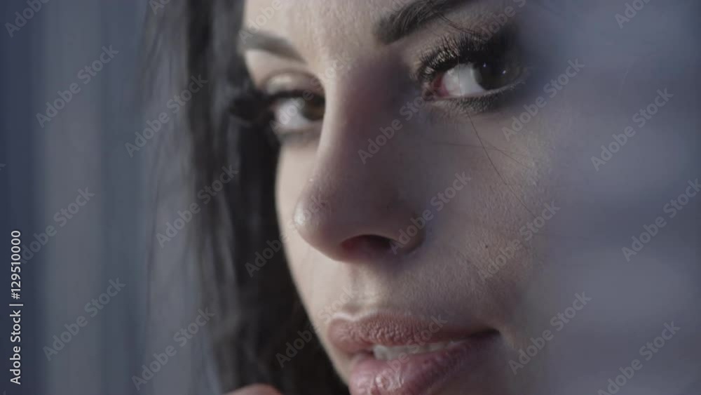Sensual, young brunette woman Sensual, young brunette woman