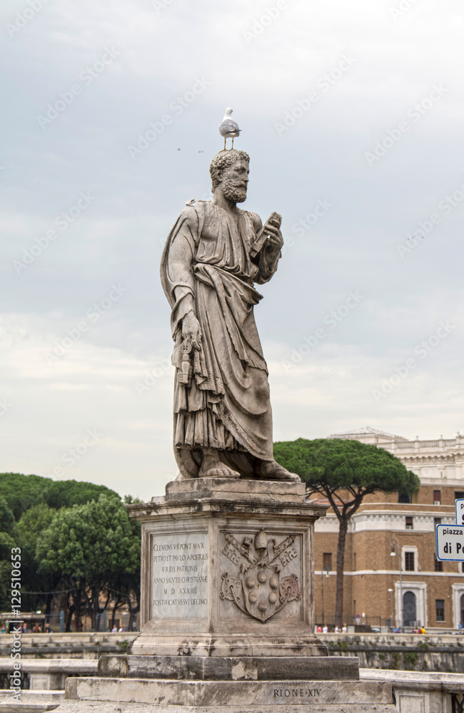 Obraz premium Monumento en Castel san Angelo