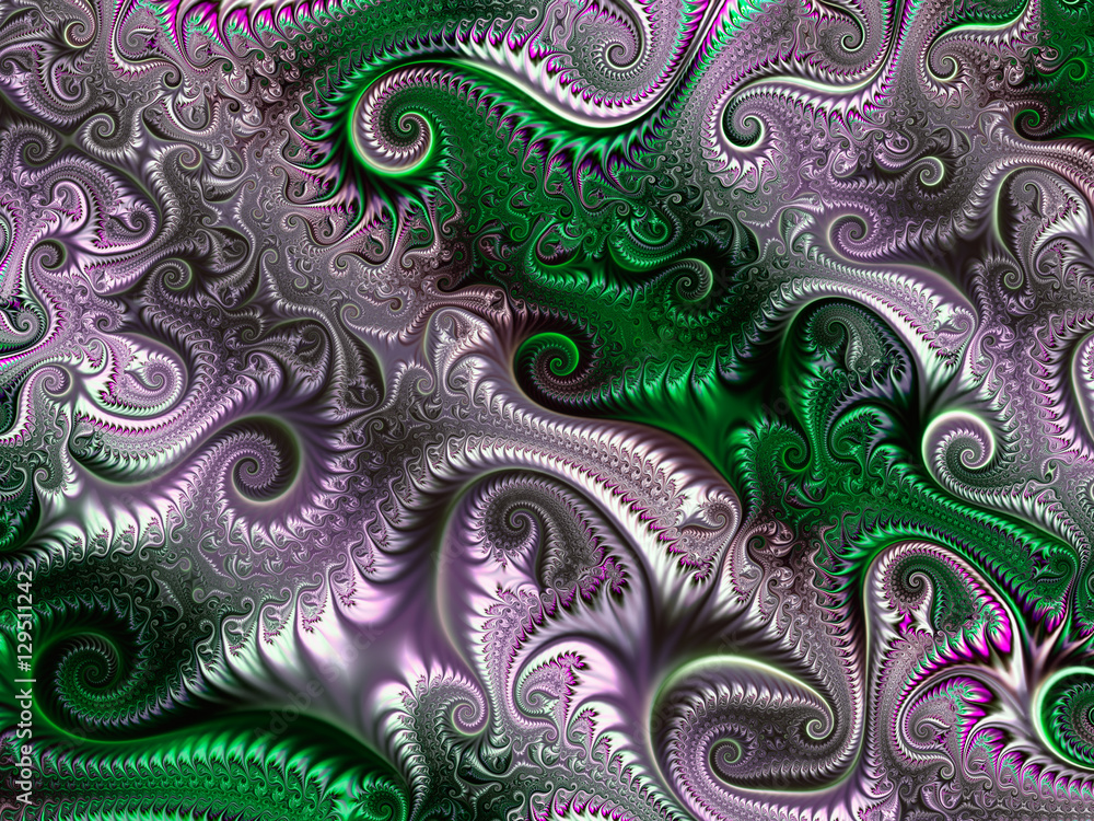 Abstract fractal background computer-generated image Abstract fractal background computer-generated image