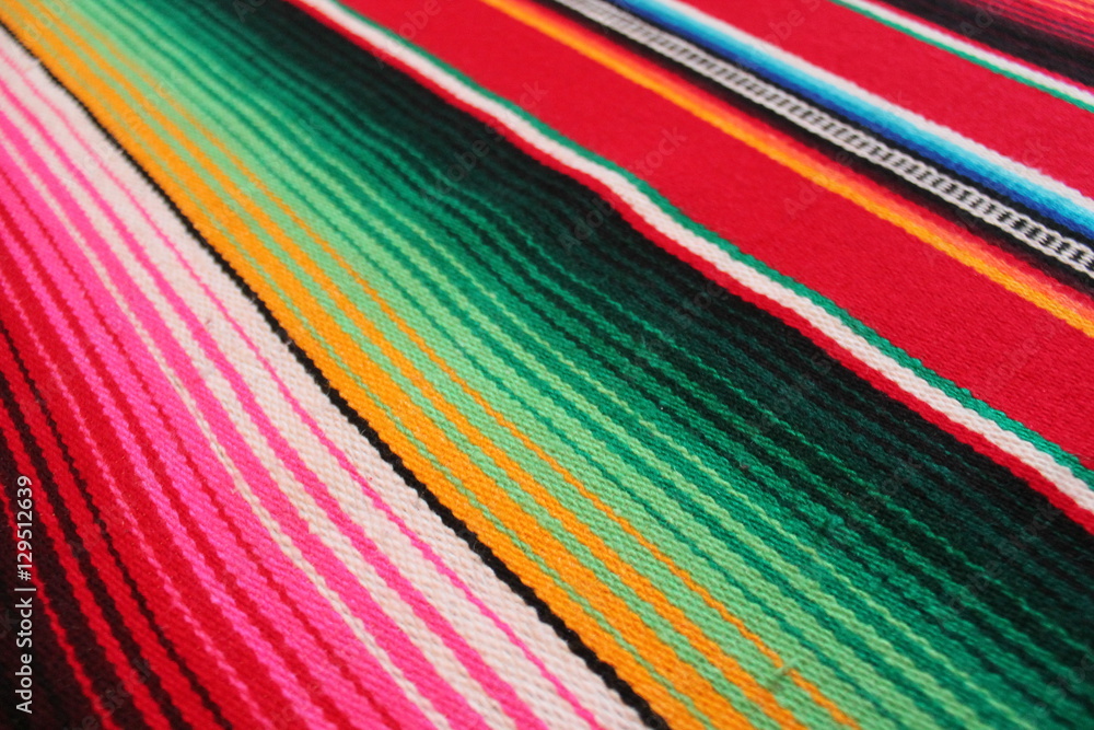 mexican poncho background mexican Mexico blanket traditional cinco de mayo  rug fiesta background with stripes copy space stock, photo, photograph,  picture, image foto de Stock | Adobe Stock