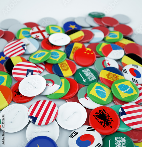 colorful flags
