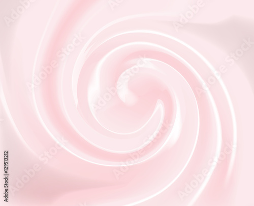 Vector strawberry, Rose Swirl Cream Texture Background