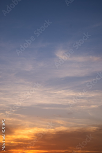 Fototapeta Naklejka Na Ścianę i Meble -  Dramatic sunset and sunrise sky.