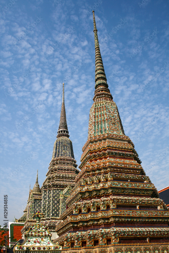 Wat Pho is a Buddhist temple complex in Bangkok, Thailand.