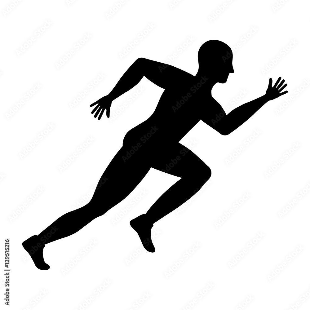man running fitness icon vector illustration graphic design man running fitness icon vector illustration graphic design