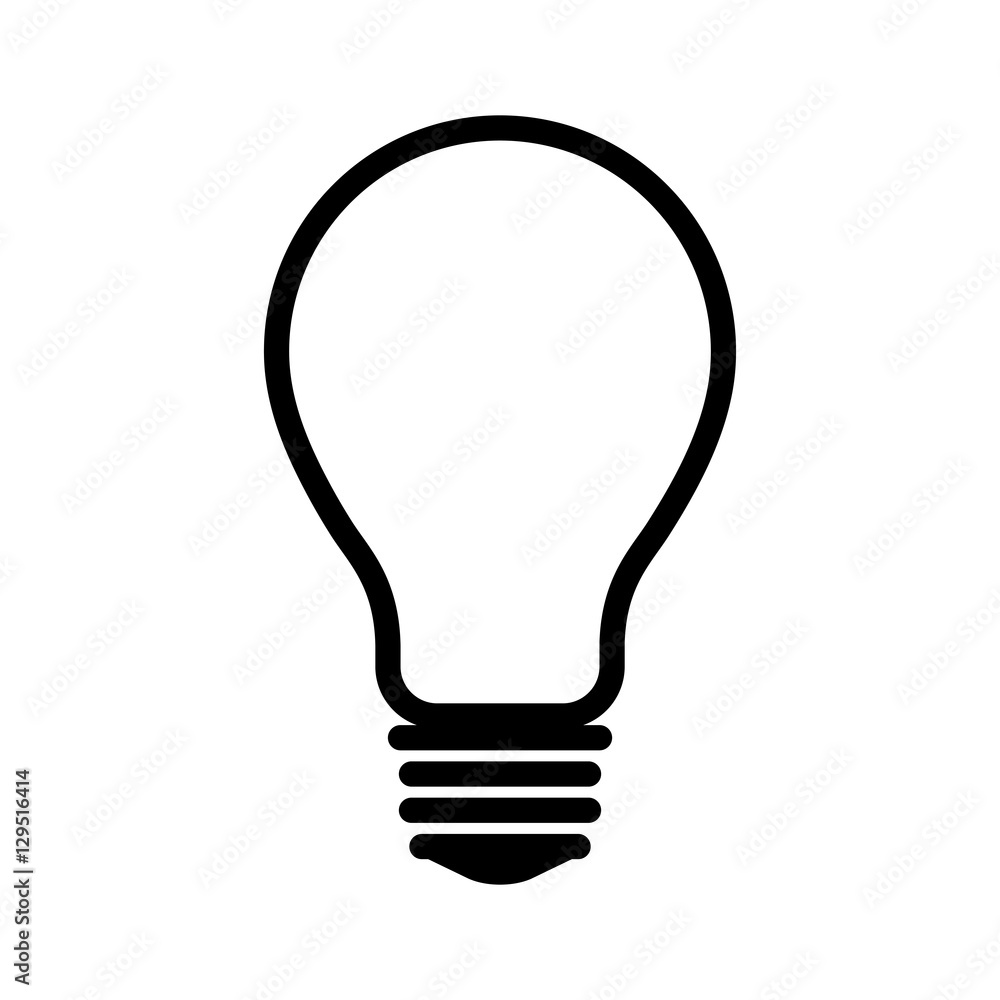 Isolated bulb symbol icon vector illustration graphic design Isolated bulb symbol icon vector illustration graphic design