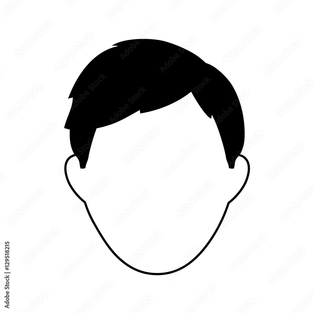 Faceless man character icon vector illustration graphic design Faceless man character icon vector illustration graphic design